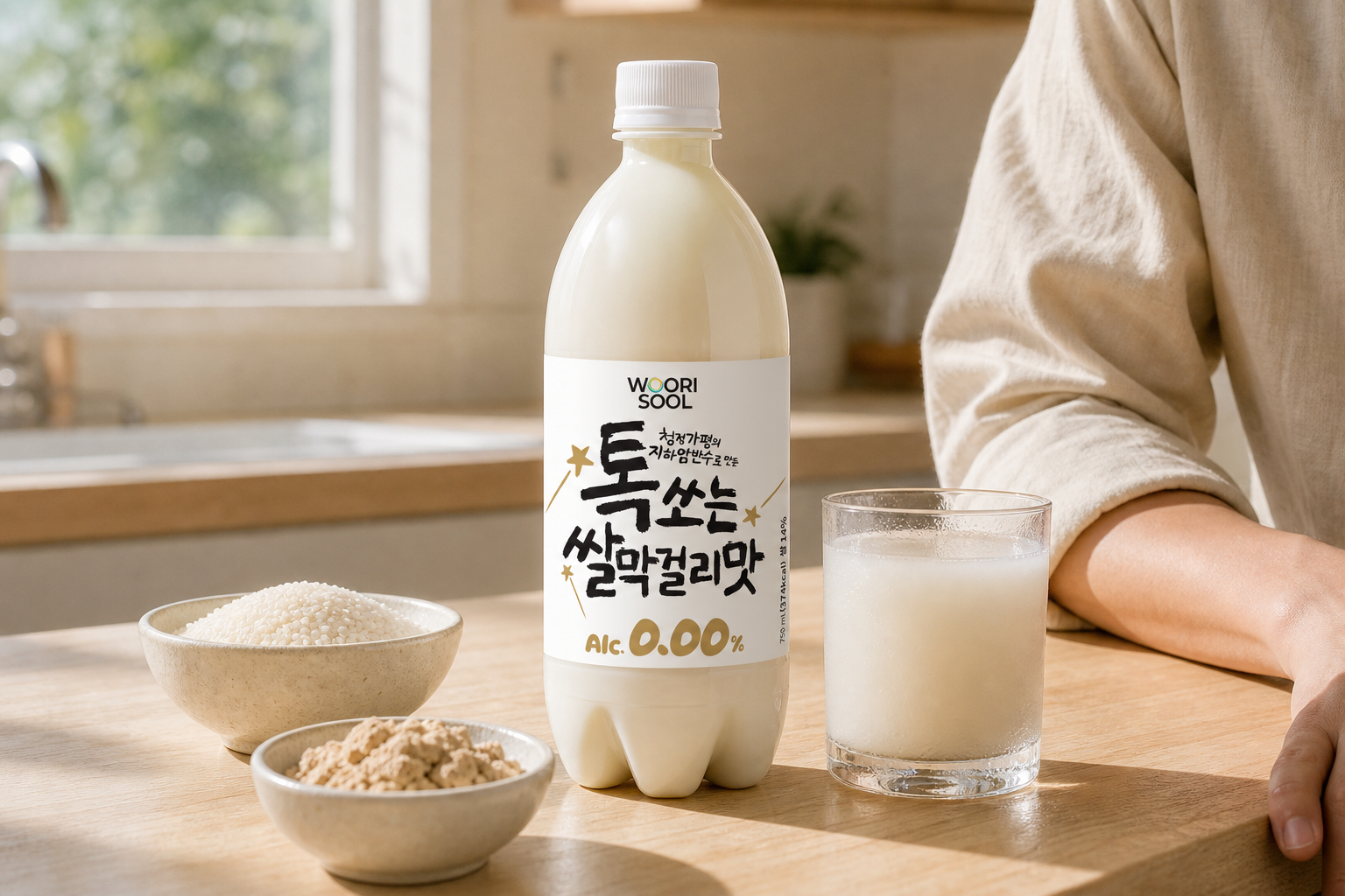 국내산 쌀과 누룩의 풍미