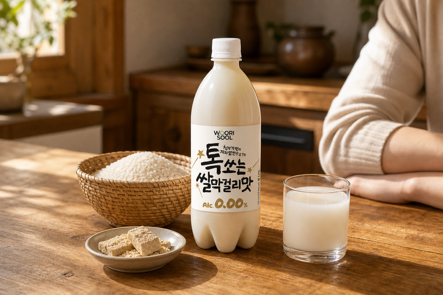 국내산 쌀과 누룩의 풍미