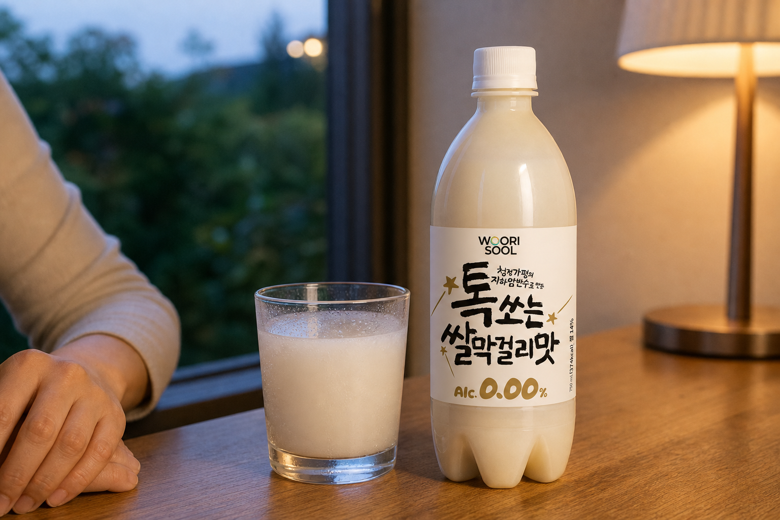 탄산으로 전해지는 톡 쏘는 쌀 향