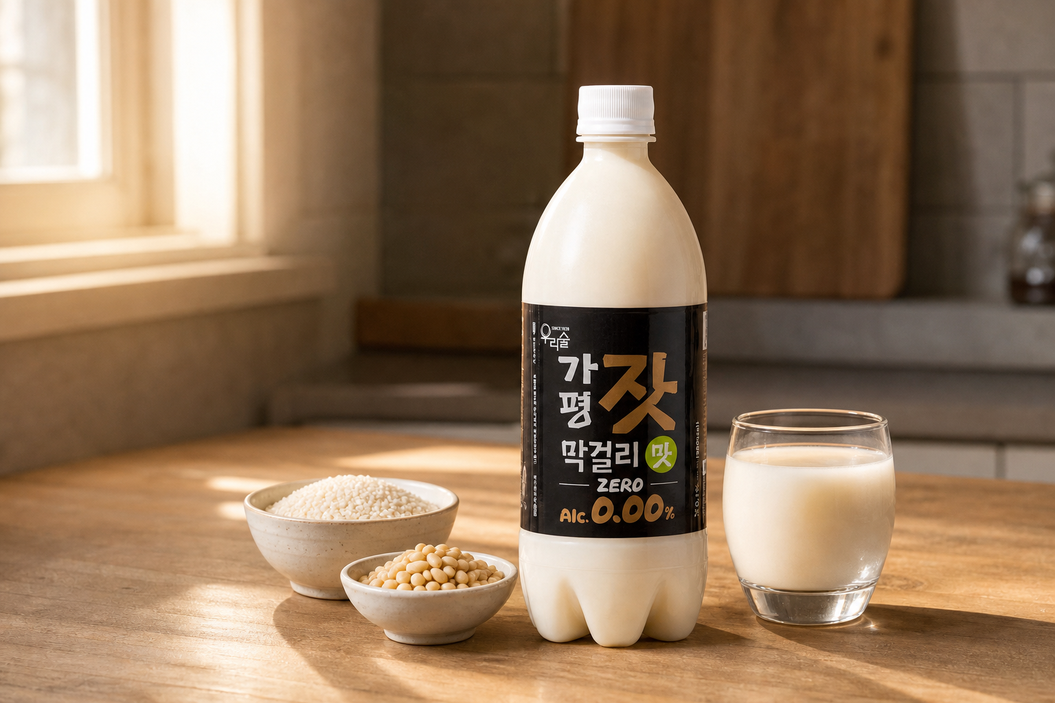 쌀과 가평 잣의 원료 구성