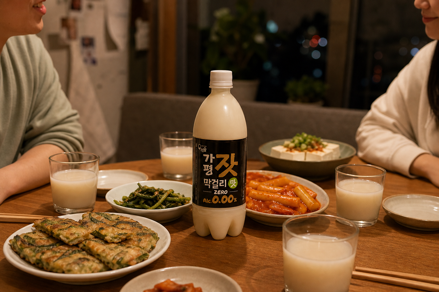 식탁에서 만나는 고소한 막걸리맛