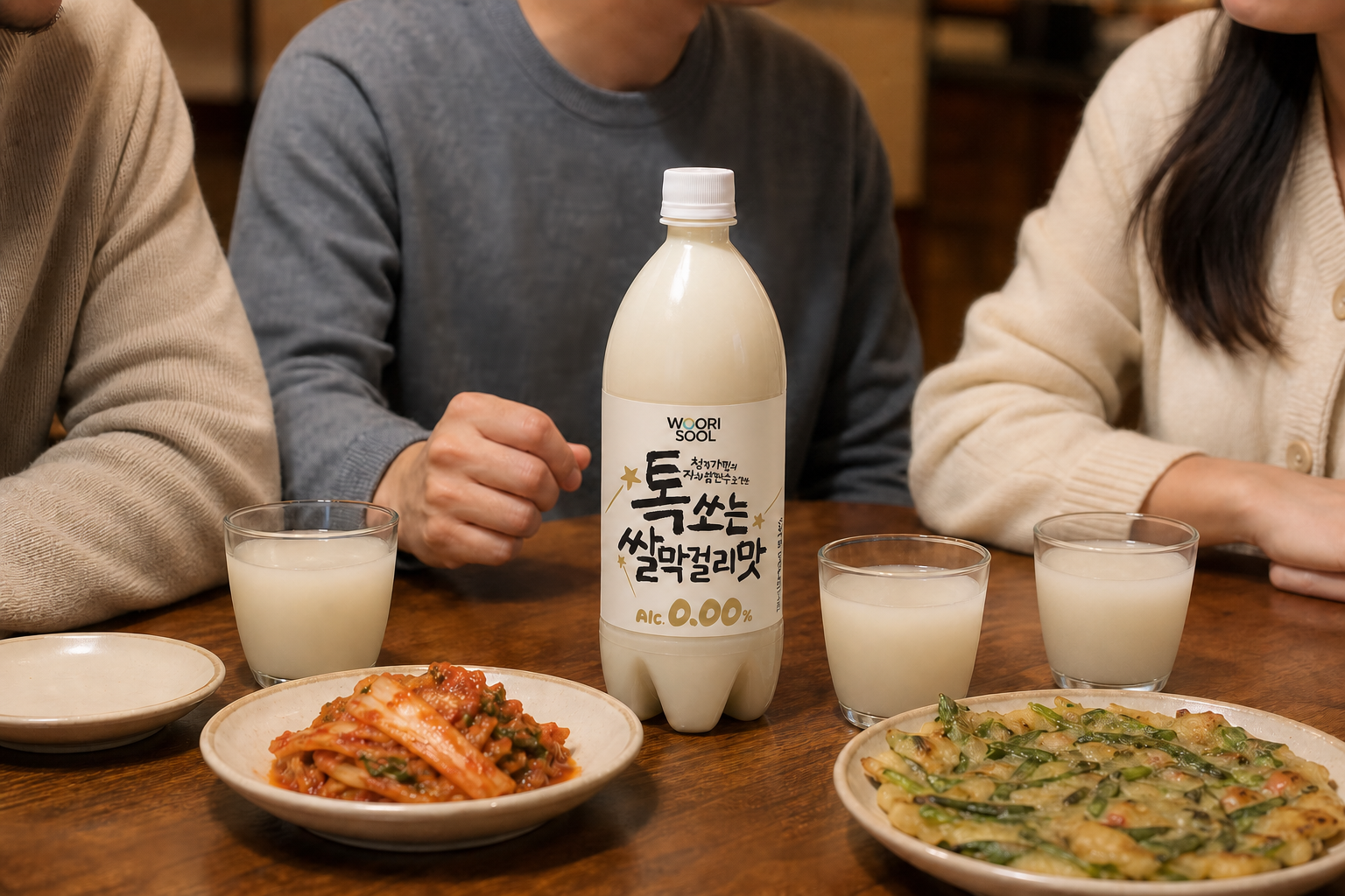 알코올 없이 즐기는 쌀막걸리맛