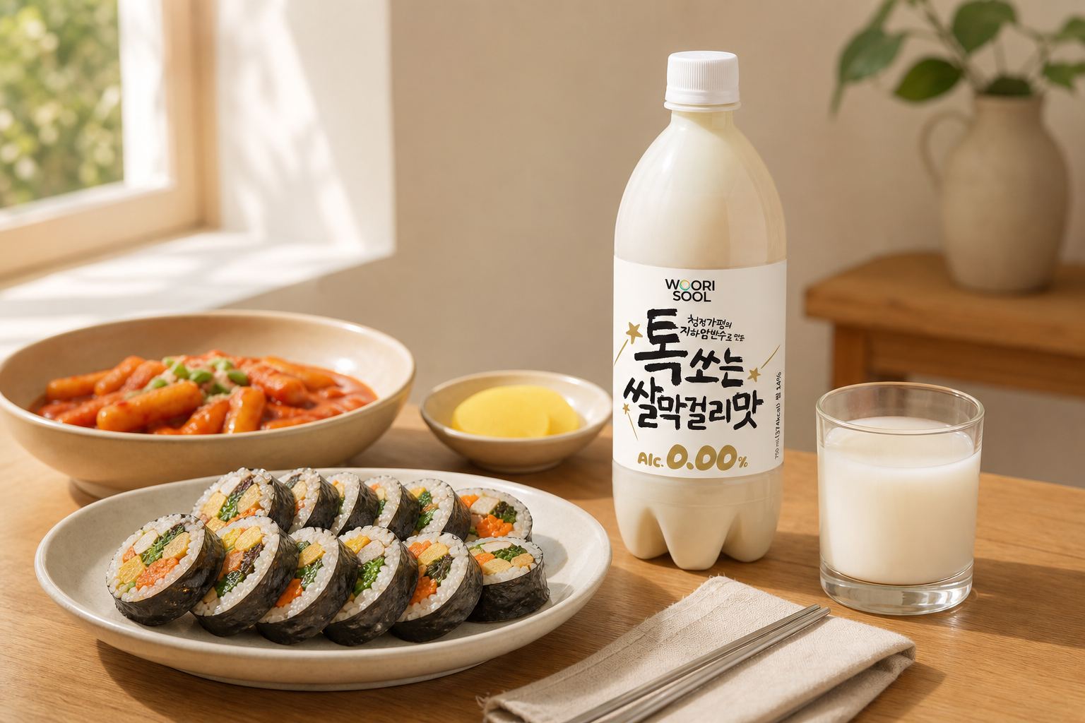 일상적인 메뉴와의 편안한 페어링