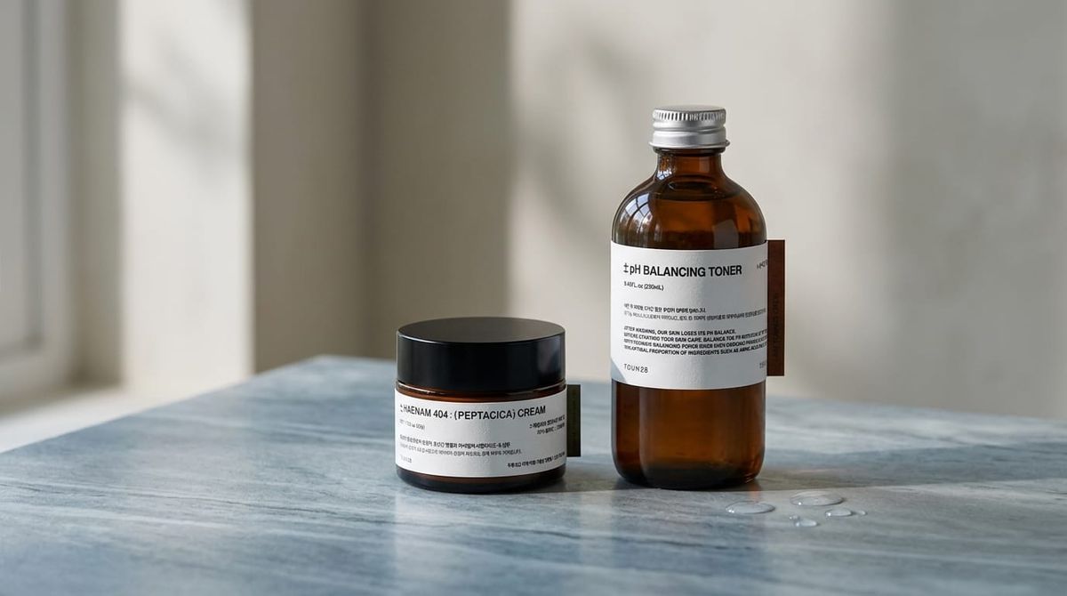 기초 스킨케어: PH 토너와 새벽크림으로 피부 균형과 진정 찾기