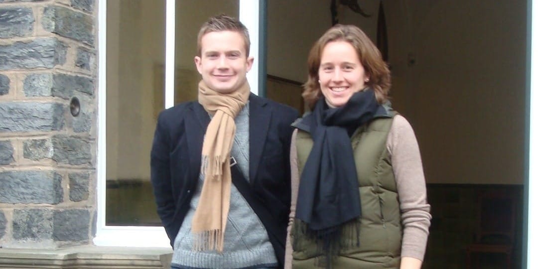 Jesse Becker, MS and Dr. Katharina, J.J. Prüm circa 2008.