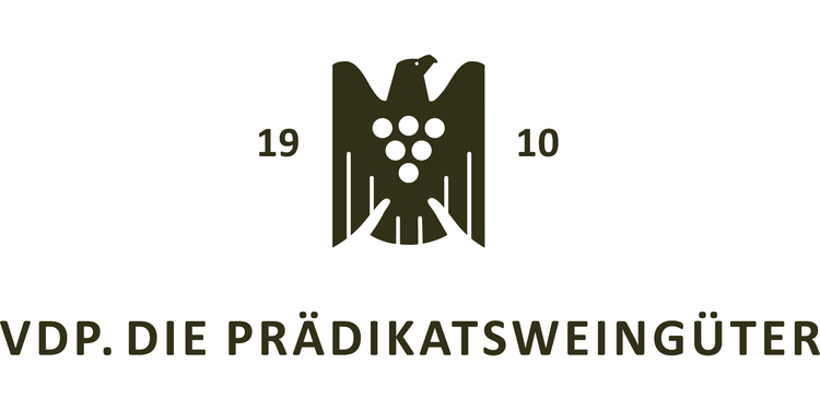 The stylized "Traubenadler" (grape eagle), symbol of Germany's leading wine estates. 