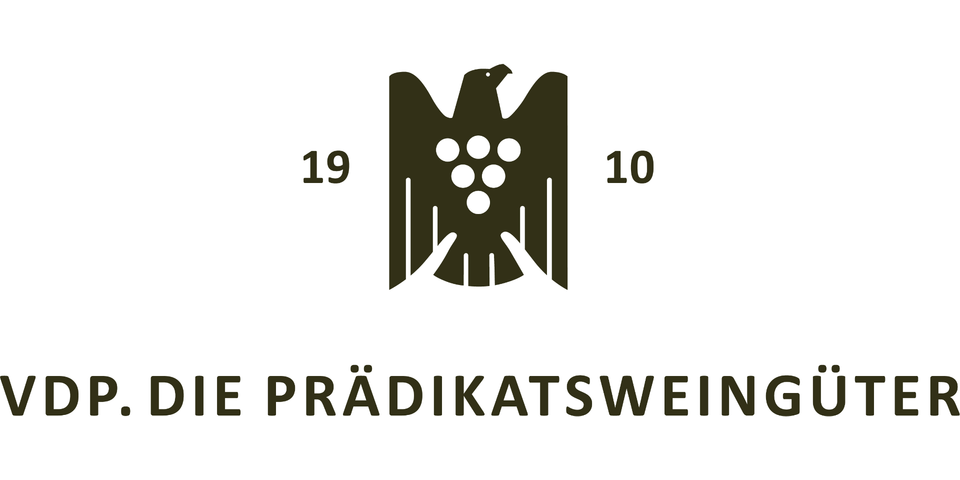 The stylized "Traubenadler" (grape eagle), symbol of Germany's leading wine estates. 