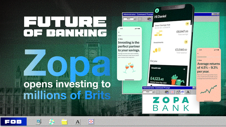 Zopa Enters the Investments Market with New Funds for First-Time Investors
