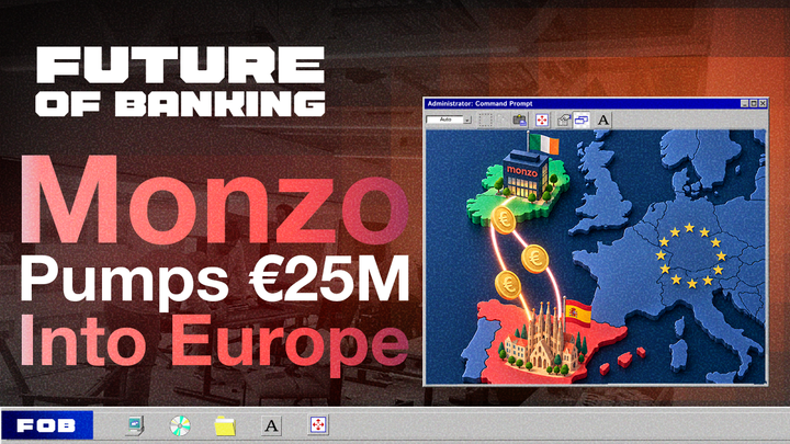 Monzo Pumps €25 Into Europe