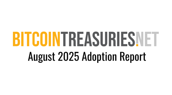 Data Deep Dive: 90 Slides on August’s $15 Billion Bitcoin Treasury Boom