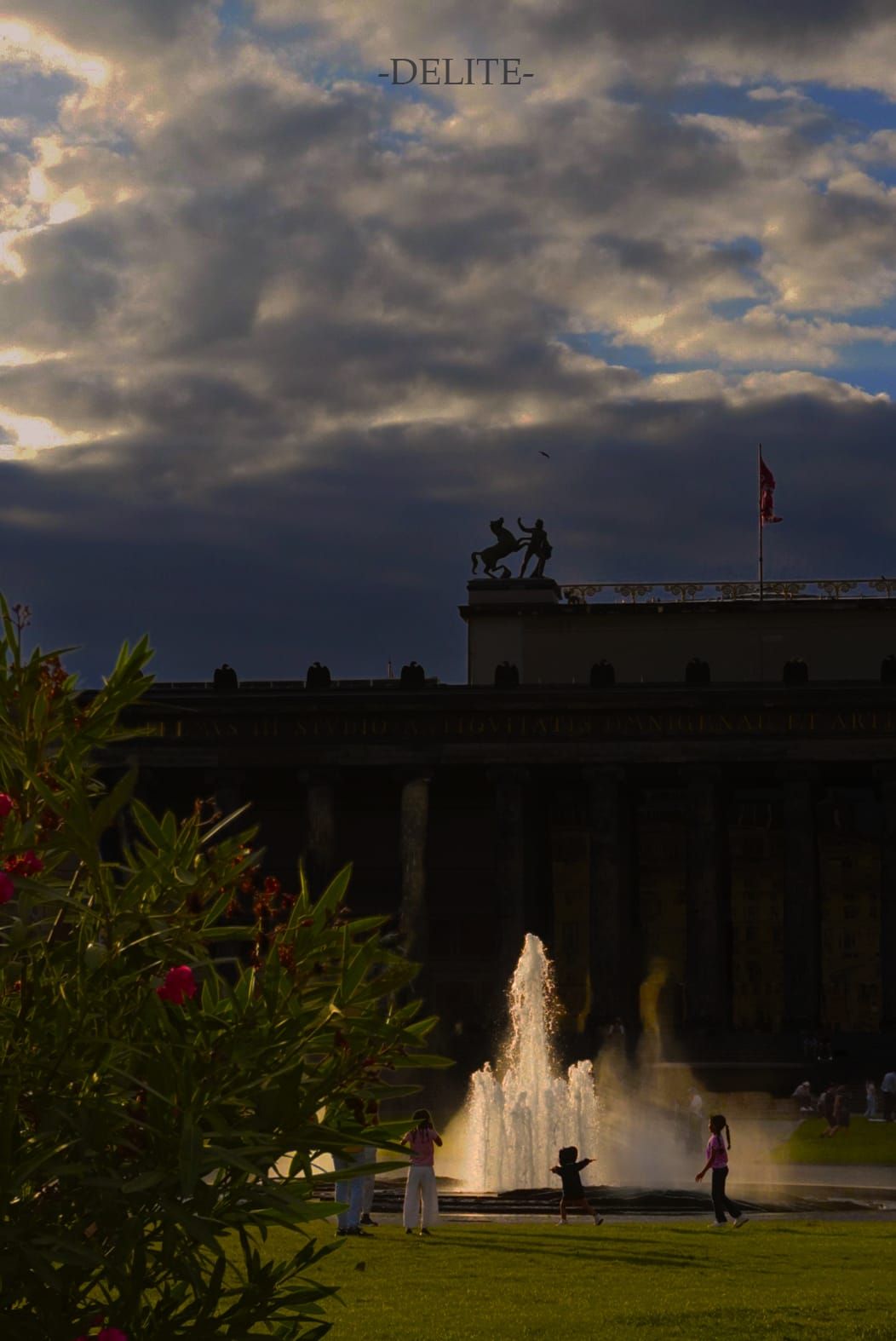 ————Sunsetting Fountain————