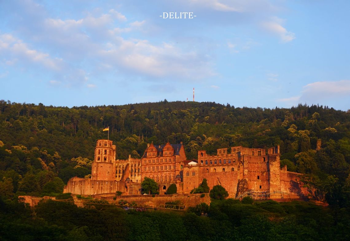 ————Sunset Glow on the Castle————