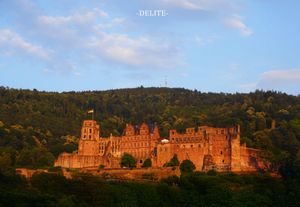 ————Sunset Glow on the Castle————