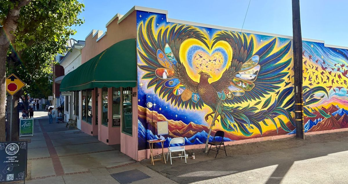 Benicia Art: A Phoenix rises on First Street in new mural