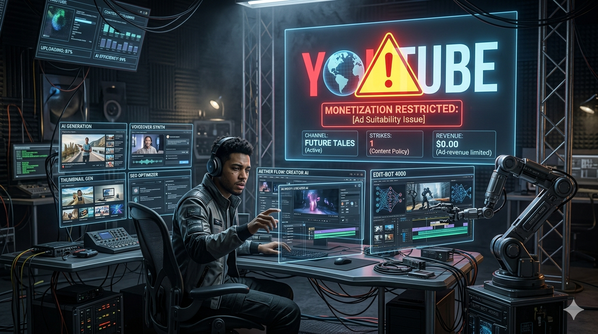 YouTube Tightening Monetization Rules for AI-Generated Videos