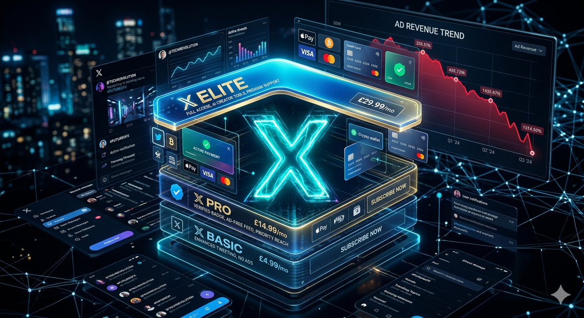 X Experiments With Subscription Tiers to Stabilize Declining Ad Revenue