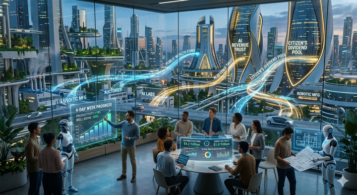 OpenAI’s vision for the AI economy: public wealth funds, robot taxes, and a four-day workweek