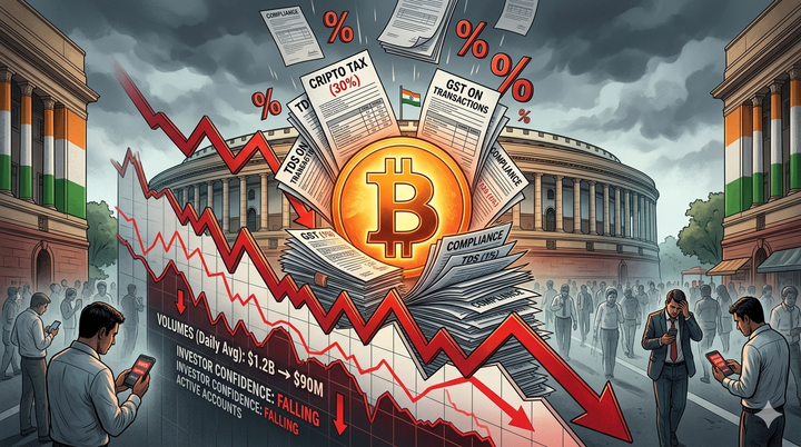 Indian Government Reviewing Policies Around Crypto Taxation Amid Declining Volumes