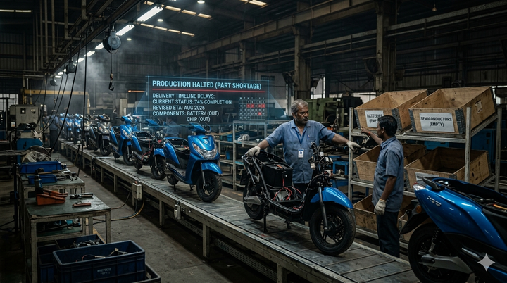 Ola Electric Dealing With Supply Chain Issues Impacting Delivery Timelines