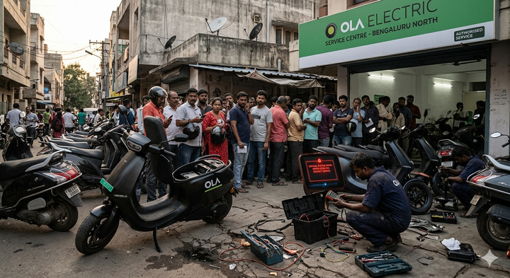 Ola Electric Under Pressure After Customers Report Growing Service and Repair Issues