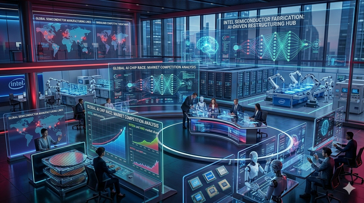 Intel Restructuring Chip Manufacturing Operations as Competition in the AI Market Intensifies