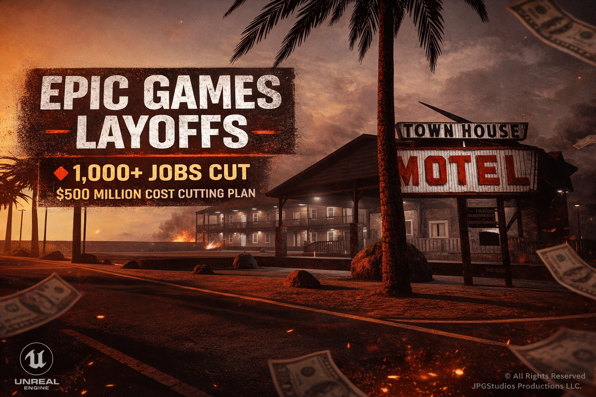 What Epic Games’ Layoffs and $500M Investment Could Mean for Indie Studios Like JPGStudios Productions LLC.