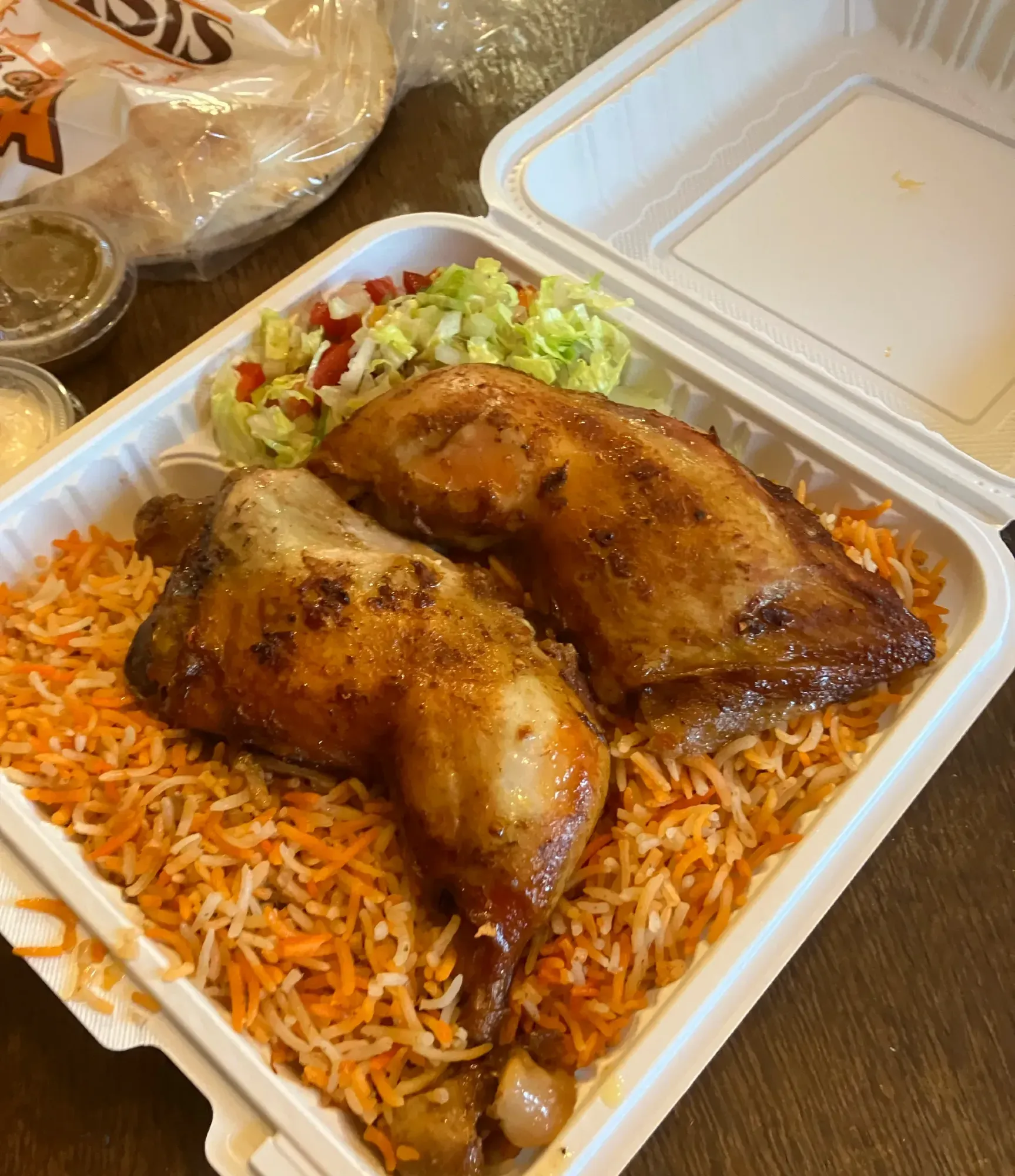 Chicken mendi at Halal King Kitchen