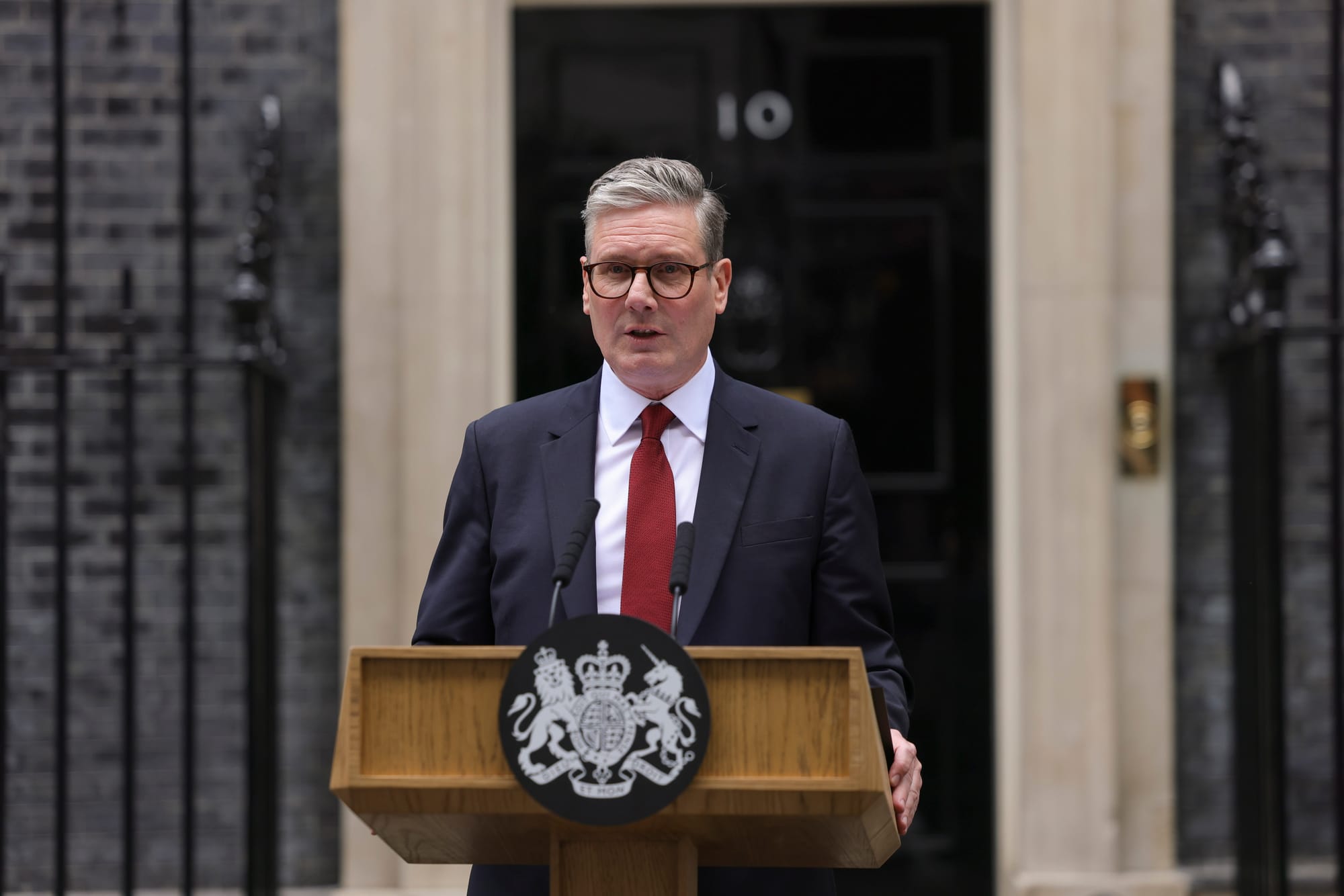 Sir Keir Starmer outside 10 Downing Street (Picture by Kirsty O'Connor)