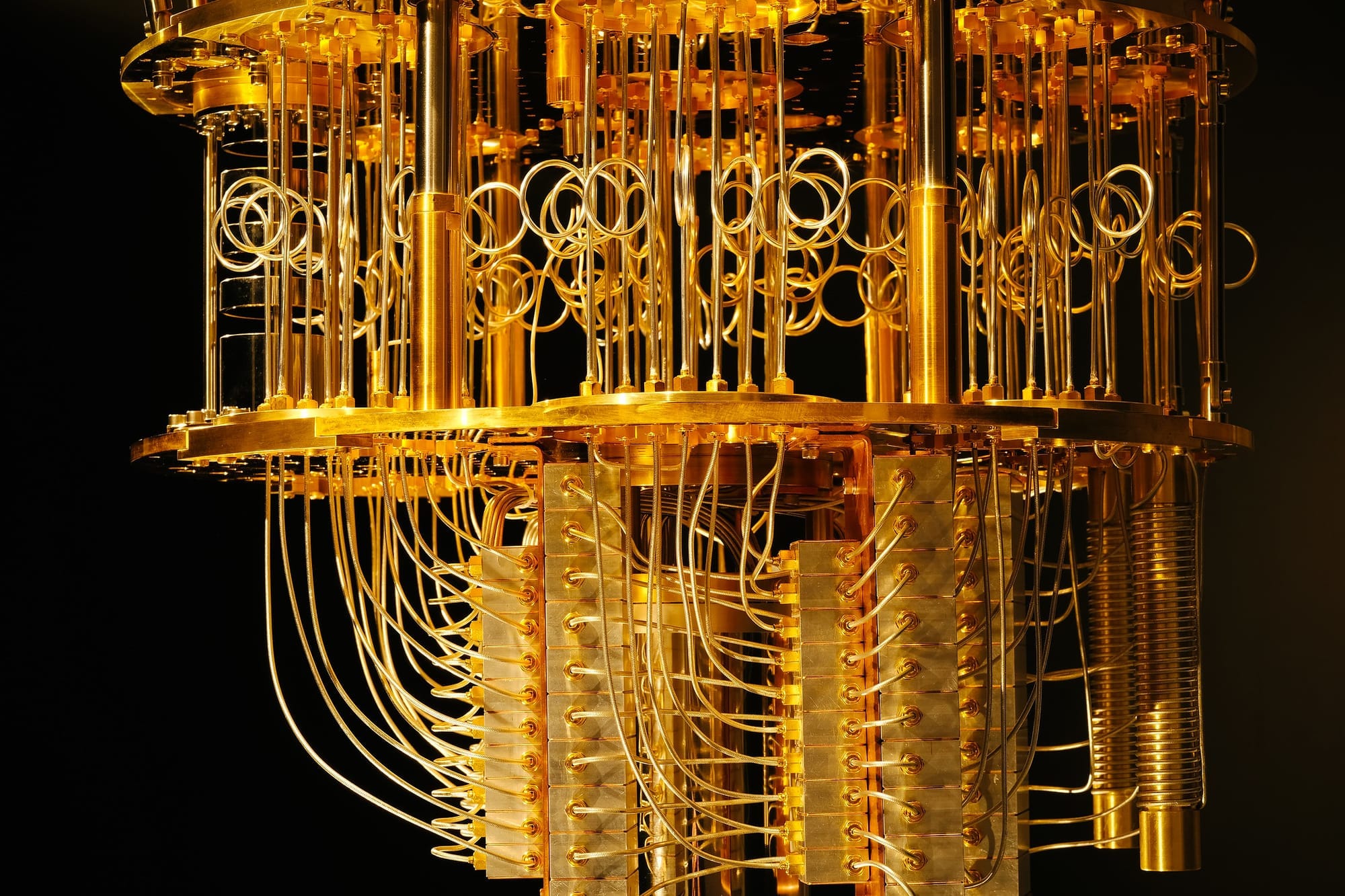 A view of IBM's Quantum Dilution Refrigerator - a famous image from the quantum tech world (Photo: IBM)