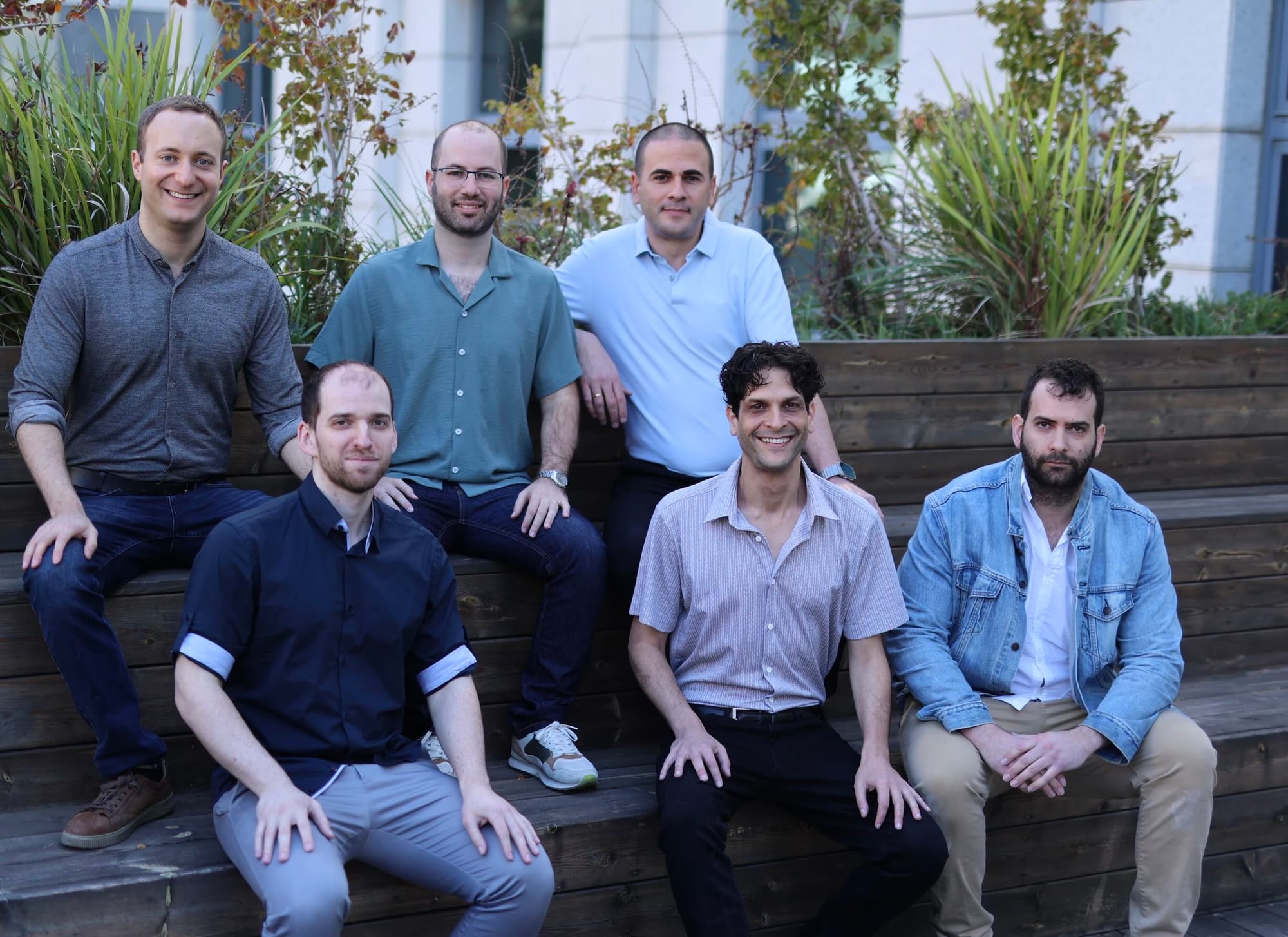A photo of the Quamcore team