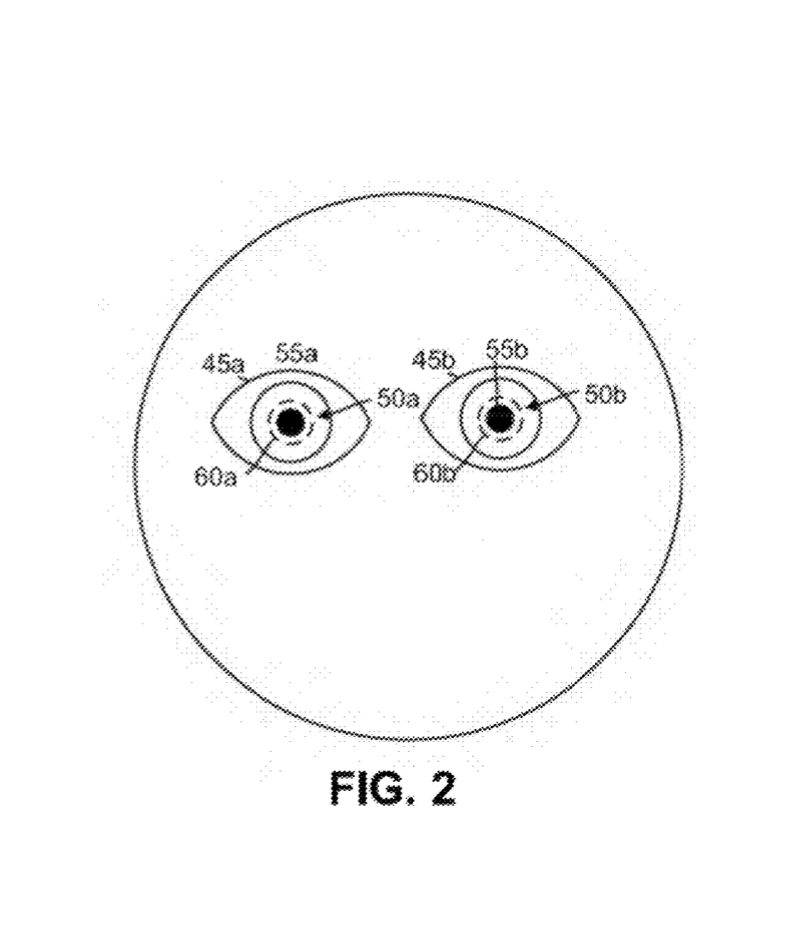 A totally not creepy drawing from Apple's eye-gaze-based biofeedback patent