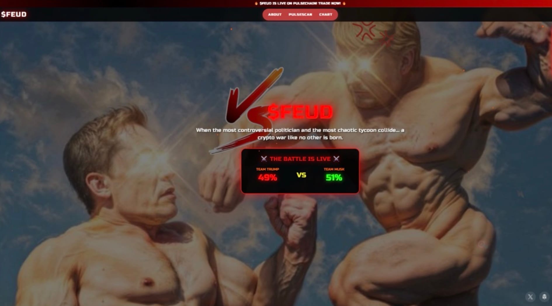 Crypto bros launched a memecoin themed around the Musk vs Trump showdown. Legal disclaimer: We're not suggesting this memecoin is malicious, fraudulent or criminal in nature