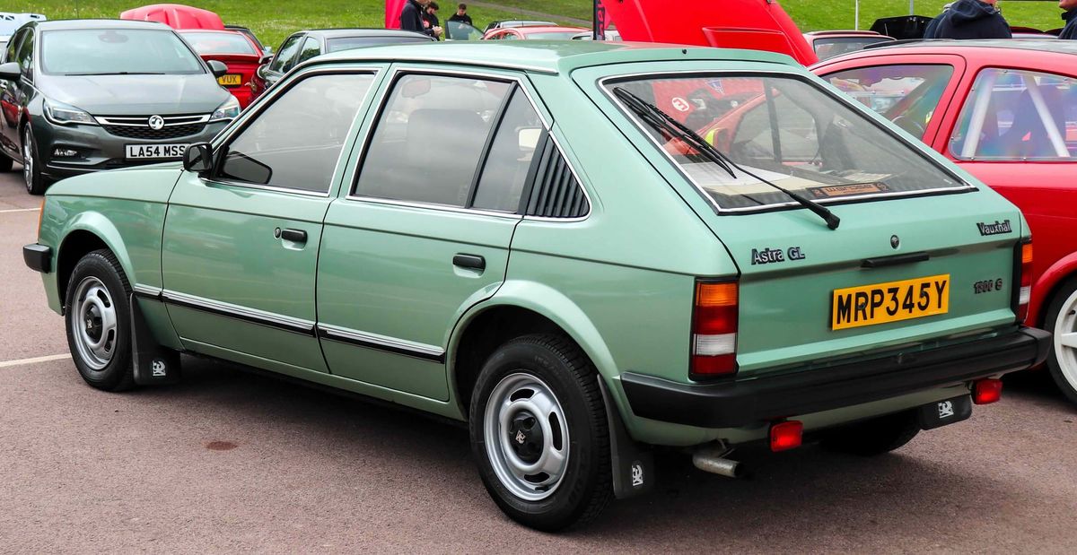 The British Vauxhall Astra Mk1, a rebranded version of Germany's Opel Kadett (Image: Wikimedia Commons)