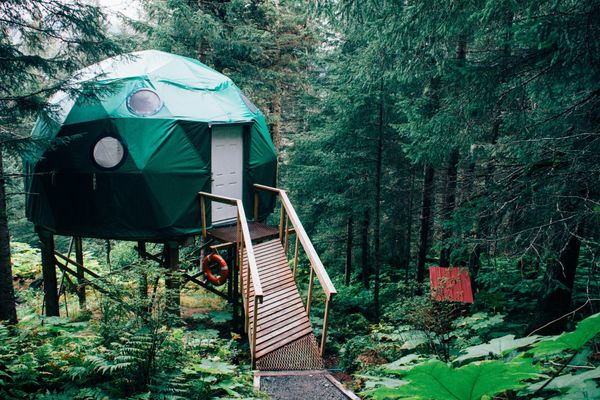 A dream Airbnb venue hidden deep in the woods (Photo byKyle Glenn on Unsplash)