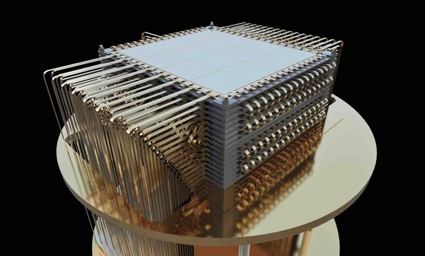 A view of Quamcore's quantum device, which is small, cool and very powerful