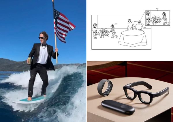 A view of Zuckerberg's new incarnation - and his latest tech (Images: Meta) 