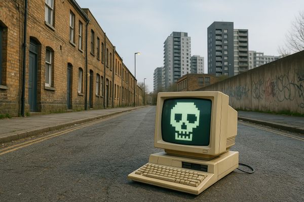 ChatGPT's Britain-focused illustration of the intensifying ransomware crisis