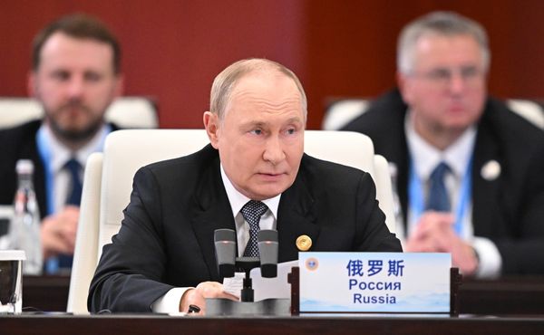 Vladimir Putin at the SCO Heads of State Council Meeting on September 1 2025 (Photo: Sergei Bobylev, RIA Novosti)