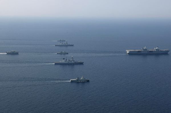 File picture of warships from the UK and Oman taking part in joint exercises (Image: UK MOD © Crown copyright 2022)