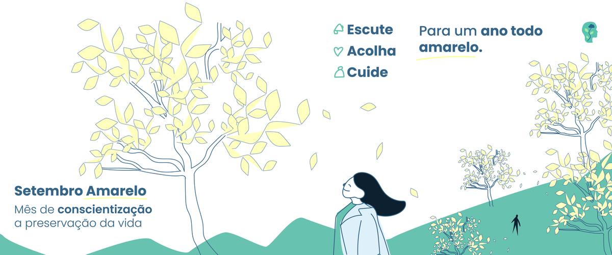 Por um ano todo amarelo: A importância da terapia na preservação da vida - Apatia x Depressão