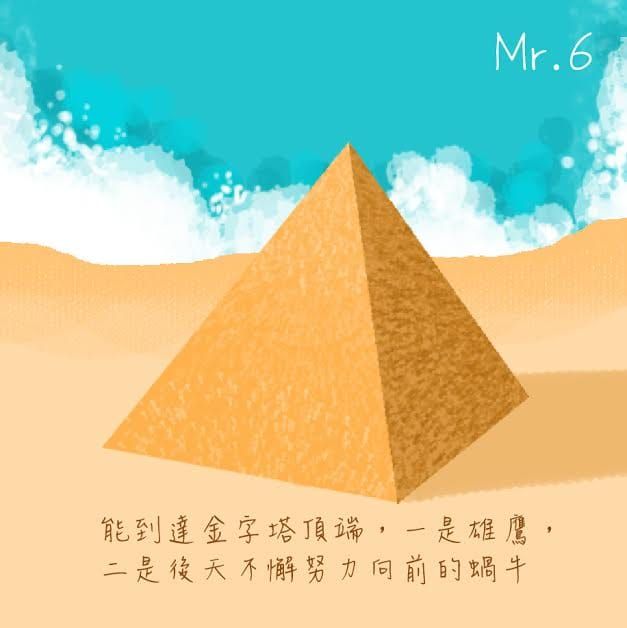 只要持續地往前走，總是會走到終點的。