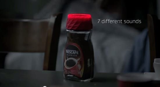 把咖啡罐蓋子變成鬧鐘，讓大家早上醒來第一件事，就是打開Nescafe雀巢咖啡罐，鬧鐘才會關掉，因為大受好評也吸引名人媒體推薦