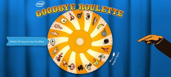 很氣電腦慢又舊？那就趕快來這裡發洩！Intel在全球推出「Goodbye Roulette」(掰掰輪盤)互動影片小遊戲，用Kuso有趣的方式對付大家都恨得牙癢癢的舊電腦，鼓勵大家換新電腦