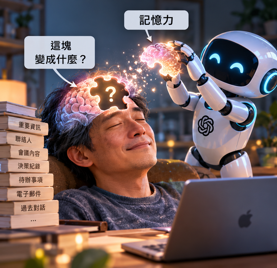 AI偷走了我們的記憶和記憶能力，換給我們……