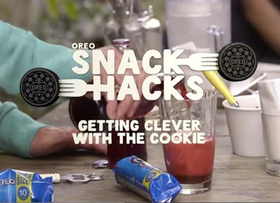 點心零食界也有駭客？Oreo 在Youtube頻道做了一系列的「Oreo點心駭客」影片。