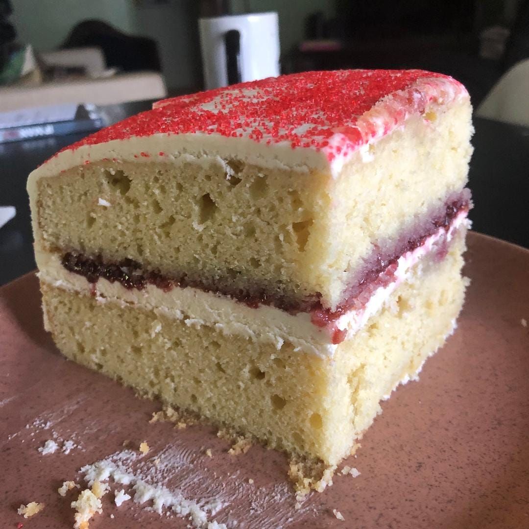Regarding what's left of this cake: