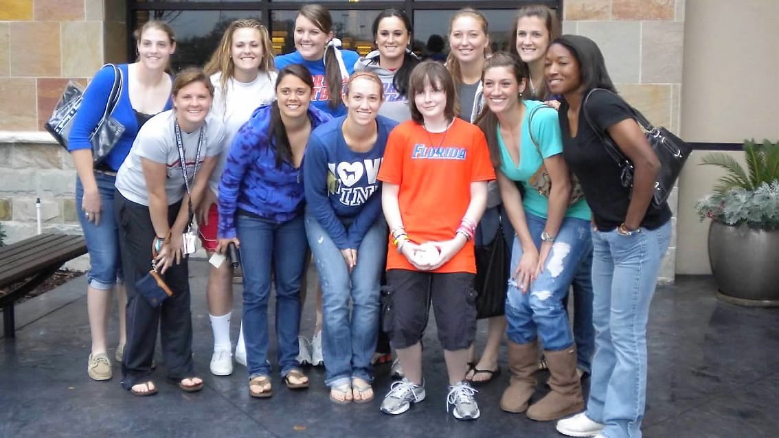 Heather Braswell regularly joined the Florida softball team -- her teammates -- when they went out to restaurants or on other group activities