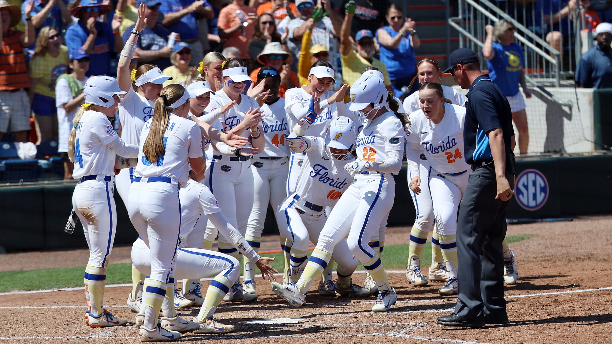 Every season, the UF softball team hosts a 'Yellow Game,' which puts an emphasis on raising awareness of pediatric cancer in the memory of Heather Braswell.
