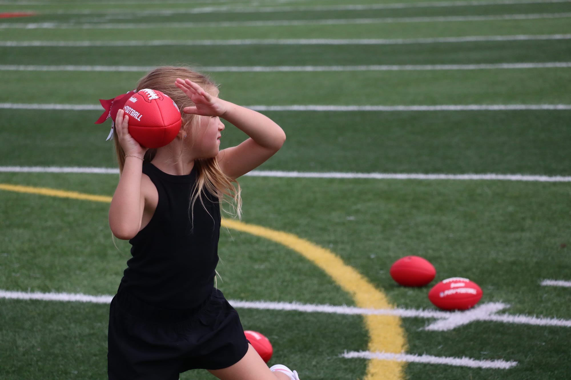 Boaz Flag Football hosts its ever first youth camp ahead of second season at the school on Monday, July 14, 2025 in Boaz, Alabama.