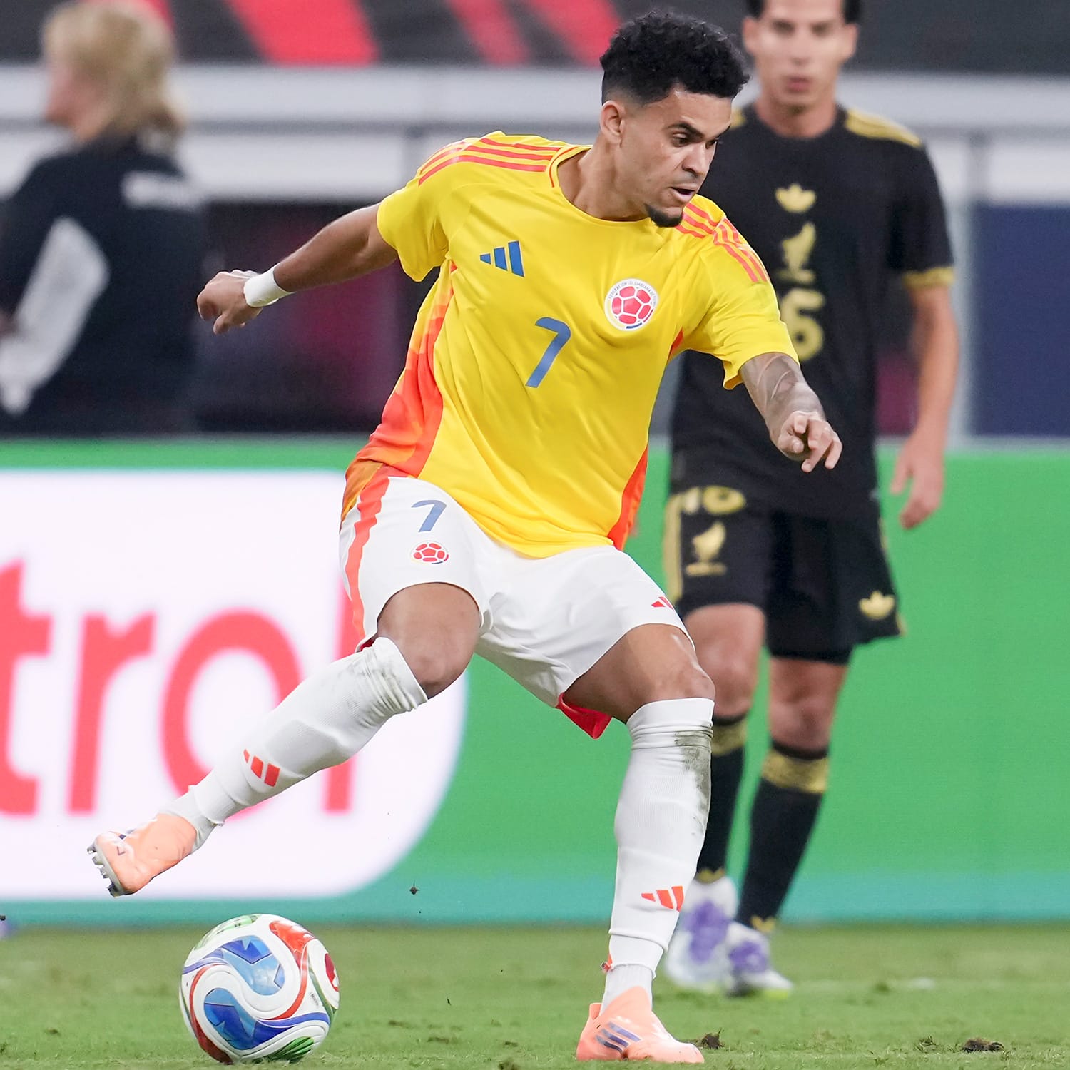 Luis Díaz and Colombia will wear their traditional iconic yellow jerseys with red Adidas again this summer -- but this time with some added flair